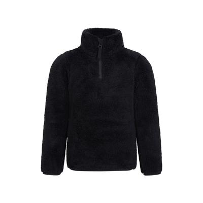 Mountain Warehouse - "Teddy" Fleece-Oberteil mit halbem Reißverschluss für Kinder (Schwarz) Image