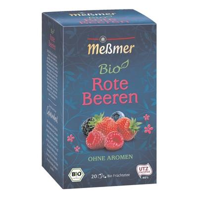Meßmer BIO Früchtetee »Rote Beeren« Tassenportion, Papierkuvert, 20er-Pack