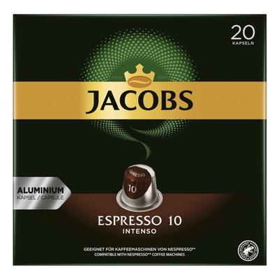 Jacobs 20er-Pack Kaffeekapseln »Espresso 10 Intenso« für Nespresso® braun Image