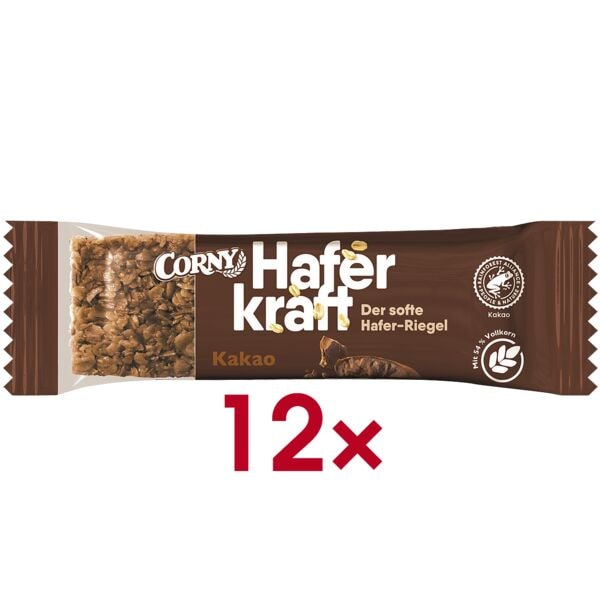 Corny 12er-Pack Müsliriegel »Haferkraft Kakao« Image