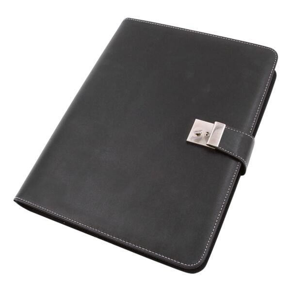 Alassio Dokumentenmappe A4 mit Schloss (Lederimitat), 36x28x4.5 cm Image