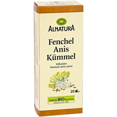 Bio Kräutertee »Fenchel Anis Kümmel« - 20 Beutel, Alnatura