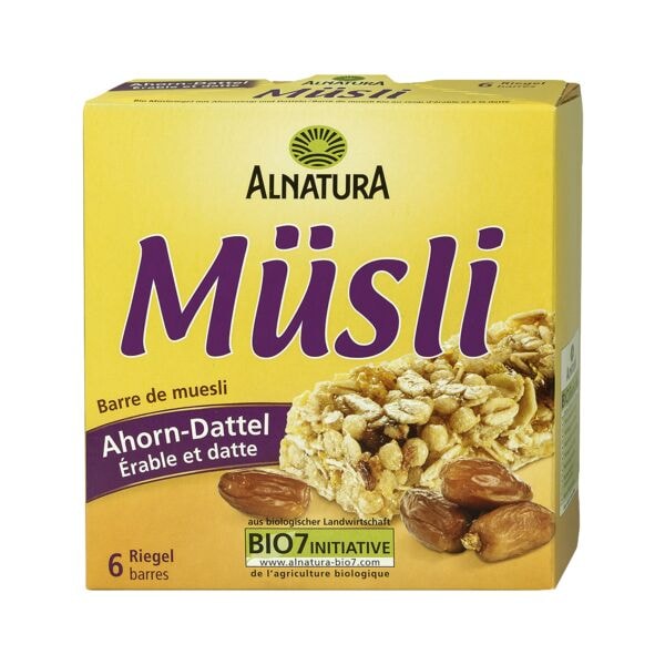 Alnatura 6er-Pack Bio Müsliriegel »Ahorn-Dattel« Image