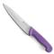 Coltello da cucina HACCP per chi soffre di allergie, viola, lunghezza 320 mm - Hendi 842676