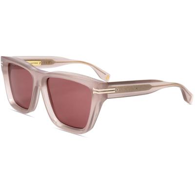 Zenni Women's Square Rx Sunglasses Dusty Rose Plastic Full Rim Frame