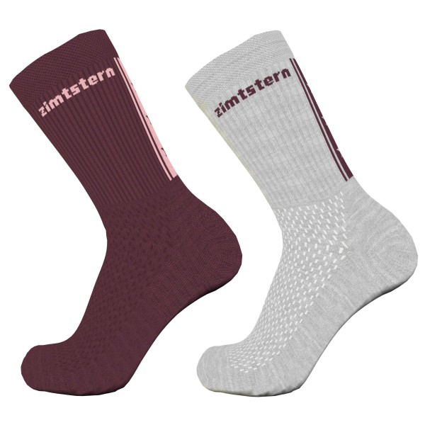Zimtstern - Starsockz 2-Pack - Multifunktionssocken 40-43 | EU 40-43 grau