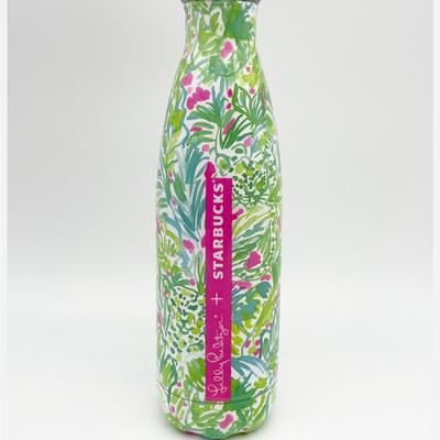 Lilly Pulitzer Dining | Lilly Pulitzer X Starbucks Swell Bottle Palm Beach Jungle 17 Oz | Color: Green/Pink | Size: Os