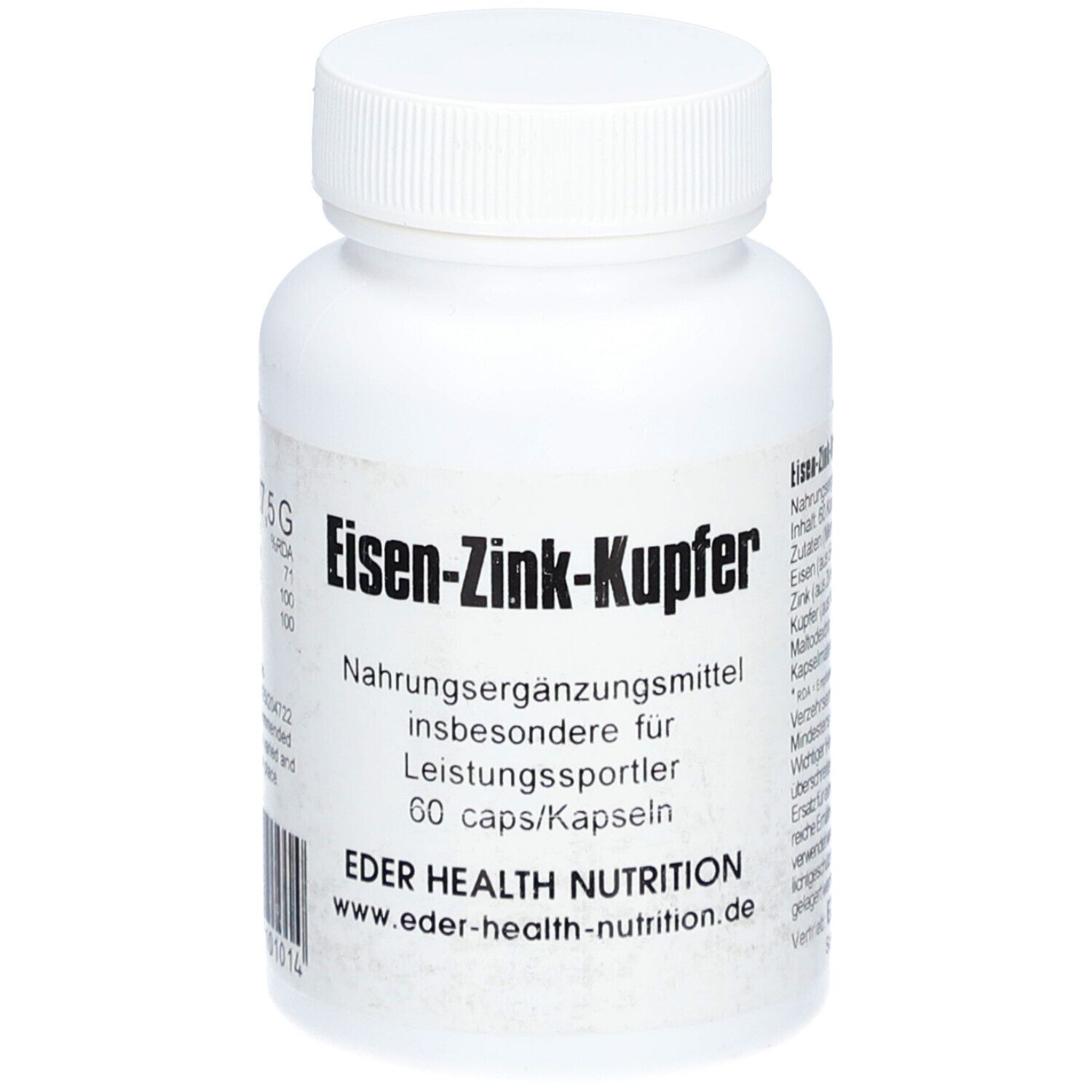 FE ZN CU Eisen Zink Kupfer Kapseln 60 St