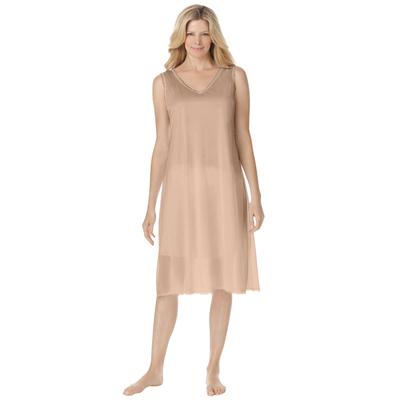 Plus Size Women's Lace-Trim Slip by Comfort Choice in Nude (Size 38/40) Full Slip