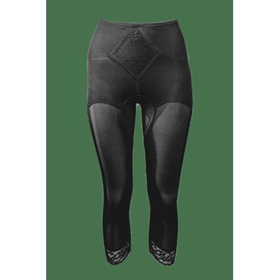 Plus Size Women's Leg Shaper Pant Liner Medium Shaping 6265 by Rago in Black (Size XL)