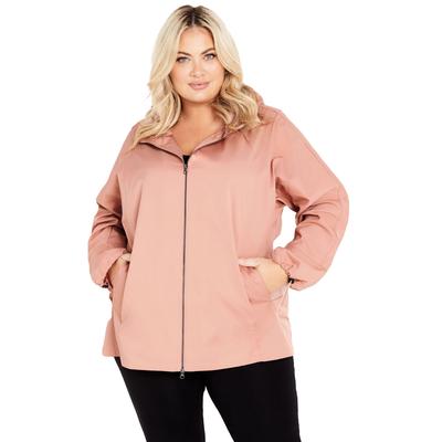 Plus Size Women's Giselle Jacket by Avenue in Blush (Size 20)