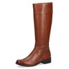 Stiefel CAPRICE, Damen, Gr. 40,5, Normalschaft, braun (cognac), Nappaleder, klassisch, Schuhe, Blockabsatz, Langschaft-Stiefel in Reiteroptik