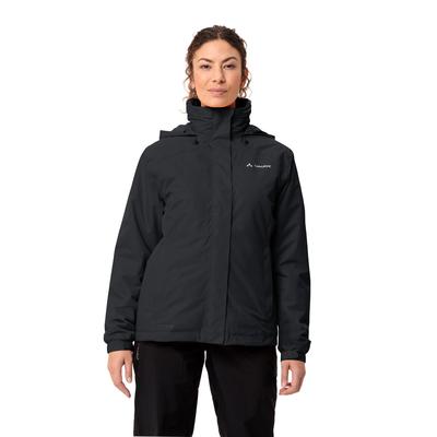 Fahrradjacke VAUDE "WOMEN'S ESCAPE BIKE WARM JACKET", Gr. 40, schwarz, Web, Obermaterial: 100% Polyester, unifarben, sportlich, hoch geschlossener Ausschnitt, Langarm eingesetzt eingefasste Kante mit Klettverschluss, Jacken, Wasserdicht, winddicht... Image