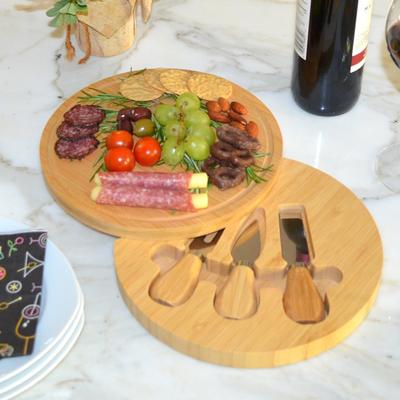 NCAA West Virginia Mountaineers Bamboo Cheese & Charcuterie Board