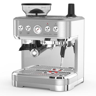 15 Bar Semi-automatic Espresso Machine with Grinder and Milk Frother