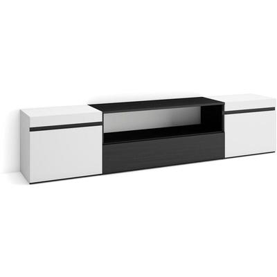 Skraut Home - TV-Schrank, Lowboard, für Wohnzimmer und Esszimmer, 200x45x35cm, Für TV-Geräte bis zu Image