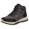 Winterboots RIEKER, Herren, Gr. 46, braun (braun, kombiniert), Textil, Synthetik, sportlich, Schuhe, mit komfortabler SoftFoam-Innensohle, Freizeitschuh, Schnürschuh