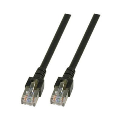 Patchkabel Cat. 5e 2xRJ45 f/utp, 15 m, schwarz - Dönges