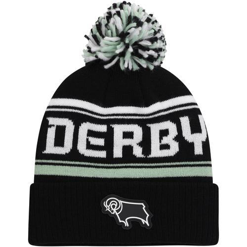 Derby County Wortmarken-Bommelbonne – Schwarz – Unisex