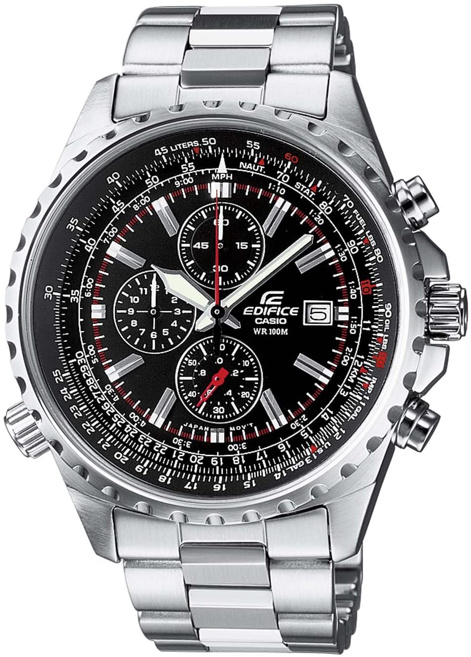 Casio Edifice Herren Silberne Uhr EF-527D-1AVEF Image