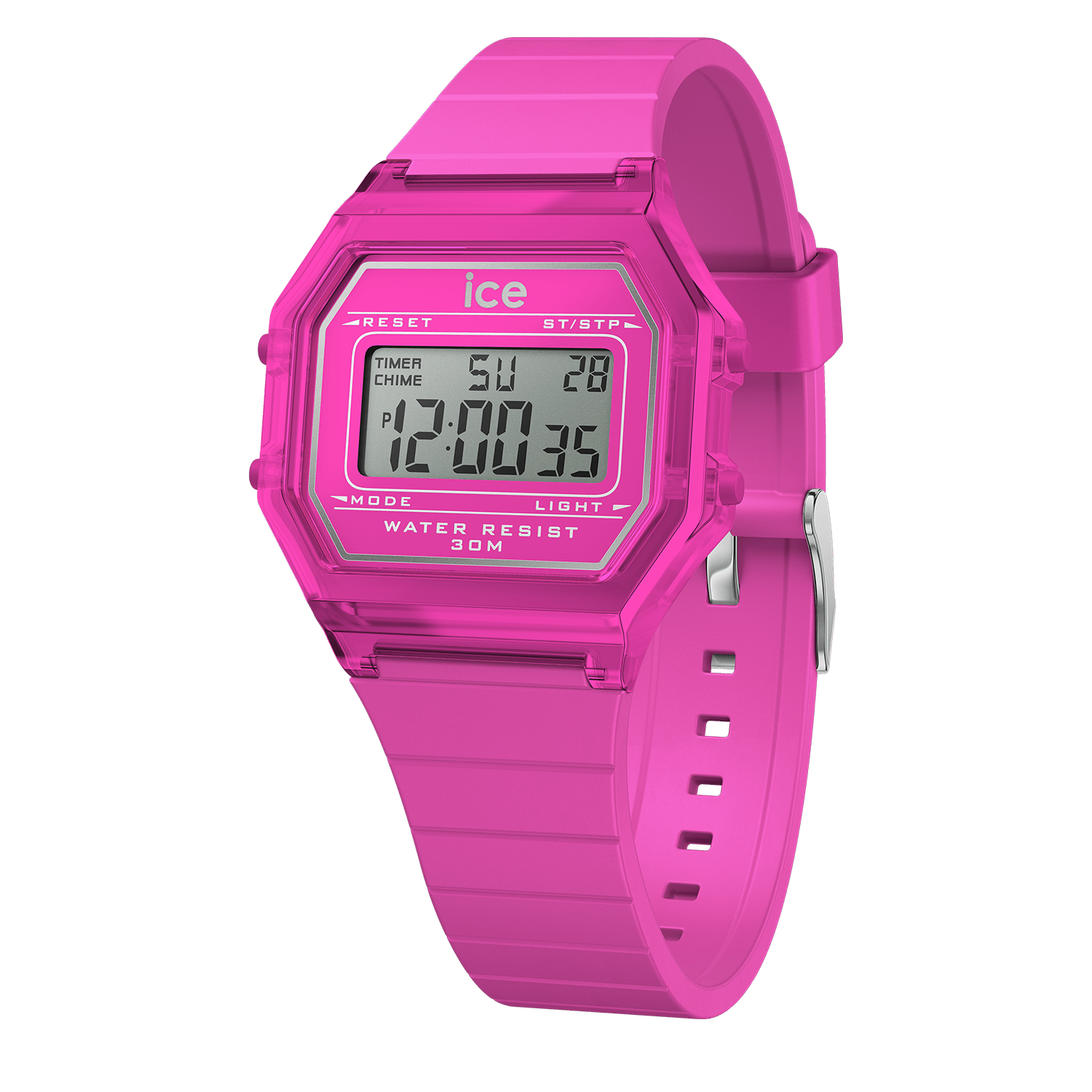 Ice Watch Ice Digit Retro - Neonpink - Klare Mädchenuhr in Pink 022887 Image