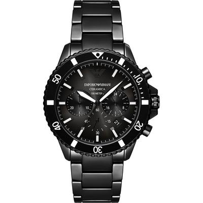 Emporio Armani Diver Schwarz Herren Armbanduhr AR70010 Image