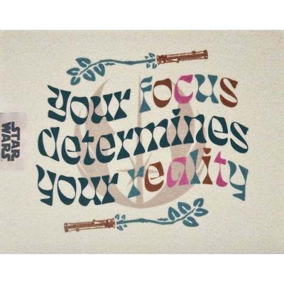 Disney Office | Disney Parks Star Wars Your Focus Determines Your Reality Computer Mouse Pad | Color: Cream | Size: Os