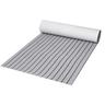 Maerex - 300 x 90 x 0,6 cm selbstklebende EVA-Yachtmatte, Bootsboden – Grau