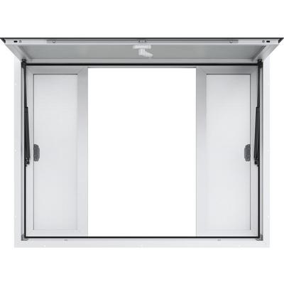 VEVOR Imbissfenster 48"x36", Servicefenster aus Aluminiumlegierung für Imbisswagen mit 4 Image