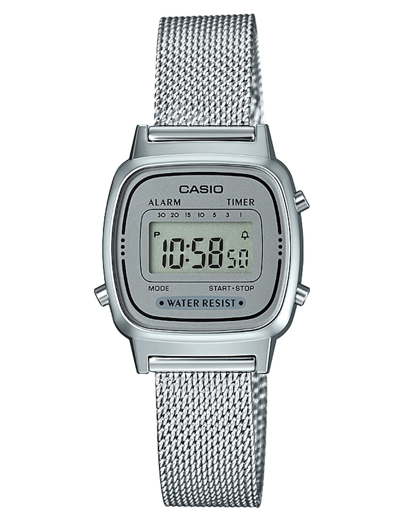 Casio Casio Kollektion Damen Silber Uhr LA670WEM-7EF Image