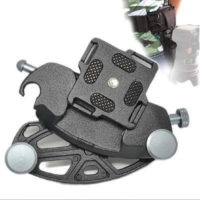 TEMU Aluminum Alloy Quick Release Camera Clip - Dslr/mirrorless Action Camera Waist Harness And Backpack Strap Mount Adapter Image