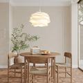 lampadario a forma di pigna a forma di petalo lampadario moderno luce romantica lampadari a sospensione lampadario bianco caldo 85-265v 33/42cm