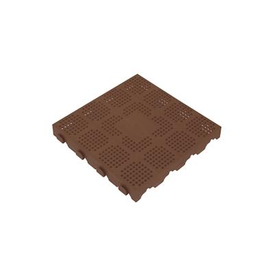 ArtPlast - Kunststofffliese für Garten 39x39x4,8 cm mit Drainageeffekt; Fläche 0,15 m², Kollektion COMBI - Braun Image