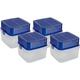 4x Luftentfeuchter Raum Entfeuchter Box 2x 400g Beutel Trockner Granulat