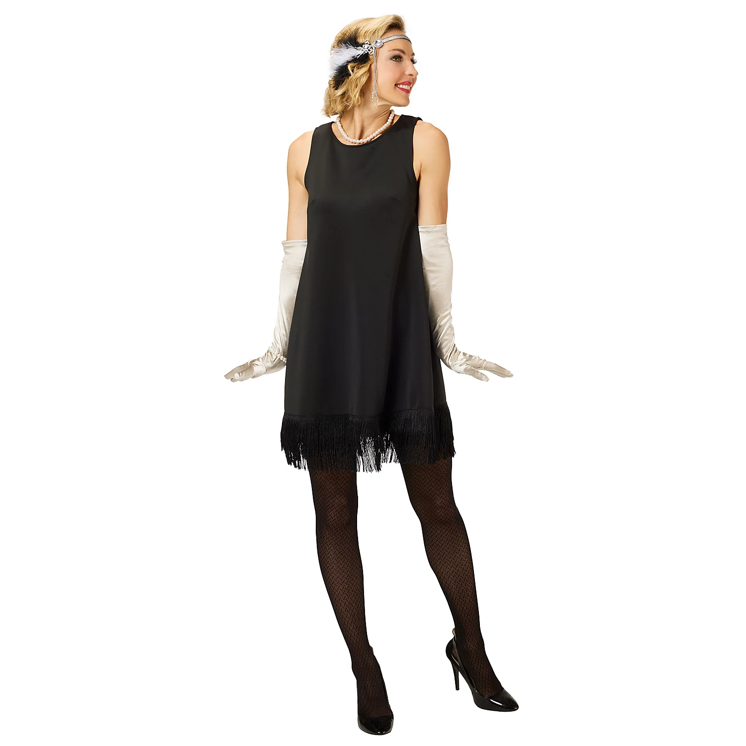 Kleid 20er Jahre, schwarz Image