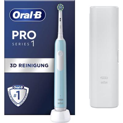 Elektrische Zahnbürste ORAL-B "PRO Series 1" Elektrozahnbürsten blau Drucksensor