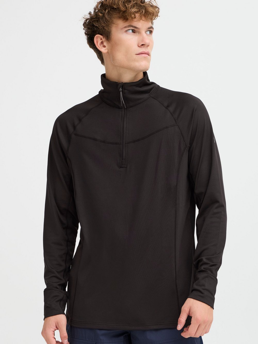 North Bend Langarmshirt Herren schwarz, M Image