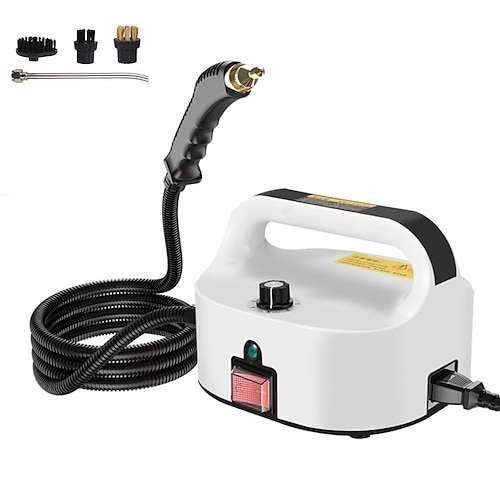 Tragbarer Handdampfreiniger mit 1500 W, Hochtemperatur-Dampfdruckreinigungsgerät mit Bürstenköpfen Image
