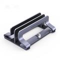 Supporto per supporto, supporto per laptop, tablet, alluminio, verticale, argento