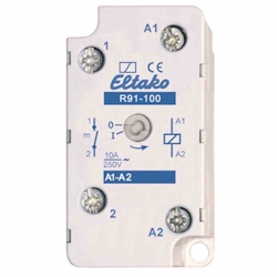 Eltako Installationsrelais, 1,4TE, teilelektronisch, Aufputz, 1S, 230V/AC, 10A, 250V, AC Image
