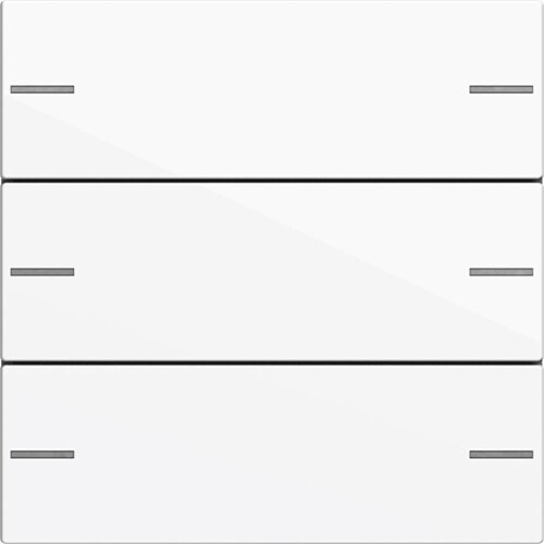 Gira System 55 Tastwippe, KNX, Funkbus, reinweiß, glänzend, Kunststoff, Thermoplast, 575303 Image