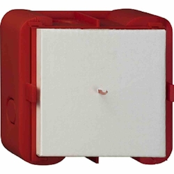 Gira E22 Gerätedose UP, Kunststoff, quadratisch, Gehäusedurchführung durch Ausbrechöffnung, 91,5x92,5x64mm, 289100 Image