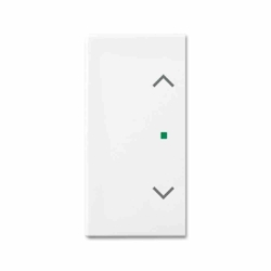 Busch-Jaeger BUSCH-BALANCE SI Tastwippe, Bussystem KNX, 2f, alpinweiß, glänzend, Kunststoff, Thermoplast Image
