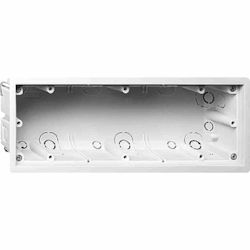 Gira E22 Hohlwanddose, IP20, Kunststoff, rechteckig, Gehäusedurchführung durch Ausbrechöffnung, 226,1x84x60,5mm, 289800 Image