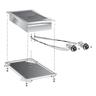 Gastro-Inox Mareno Drop-In Elektro-Keramik-Kochfeld Mit 2 Kochzonen, 40Cm