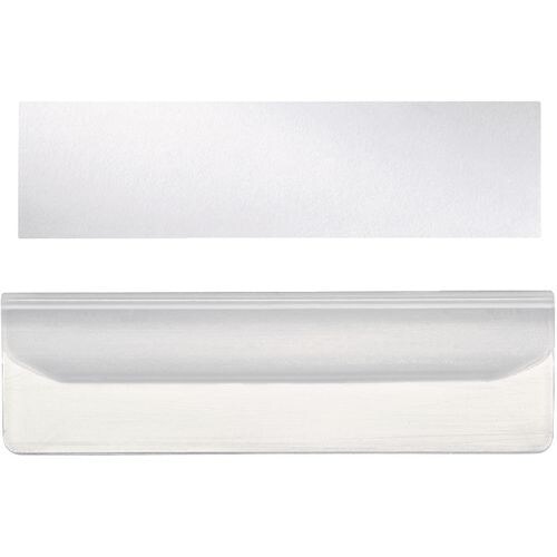 Leitz Beschriftungsschild Polypropylen Transparent 5,5 x 1,5 cm 10 Stück Image