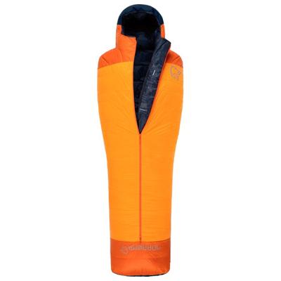 Norrøna - Falketind Down800 0C Sleeping Bag 185 - Daunenschlafsack Gr Body Size: 175-195 cm Zip: Middle Orange