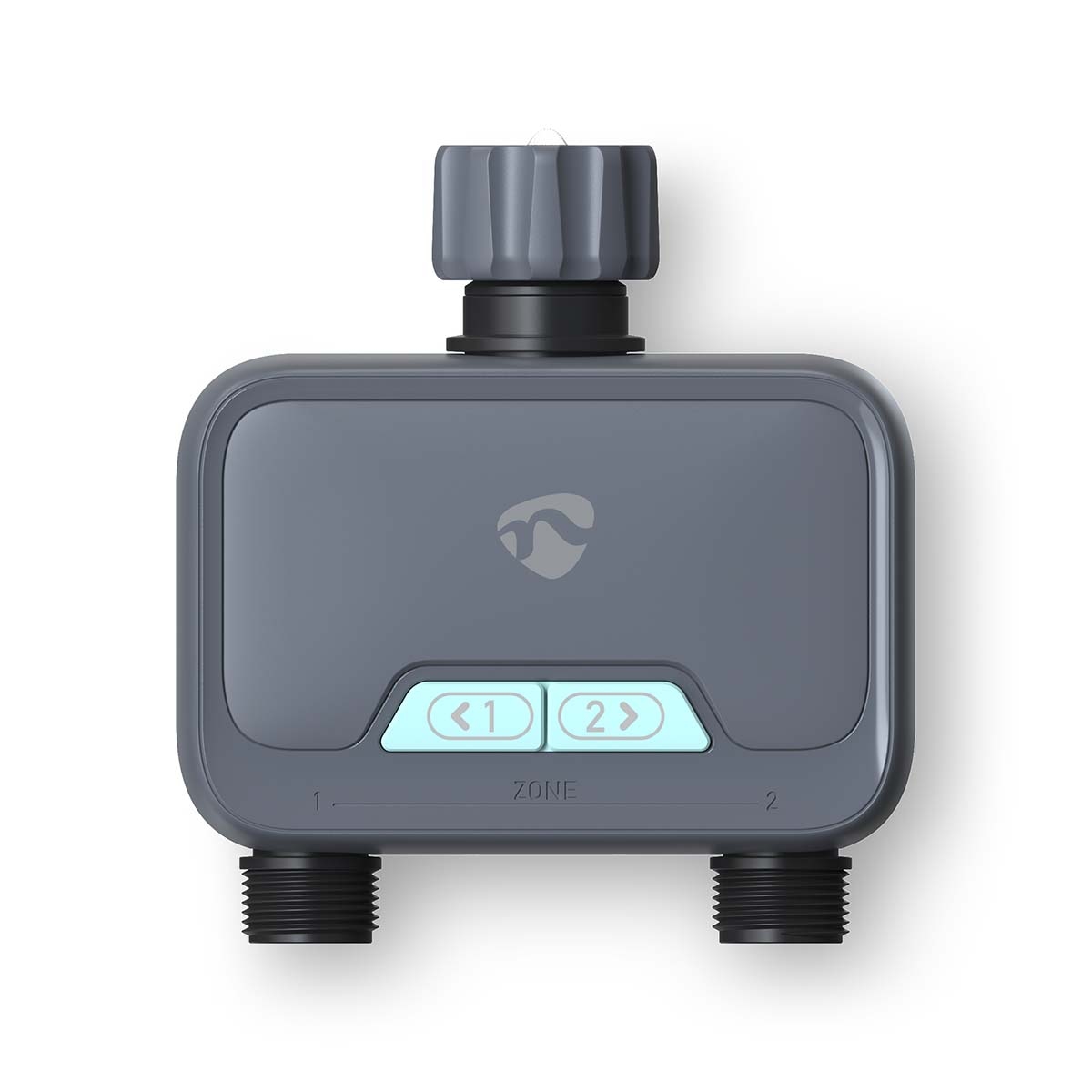 Nedis SmartLife Intelligente Wassersteuerung - Bluetooth - Batteriebetrieben - IP54 - Max. Wasserdruck: 8 Bar - Android / IOS Image