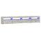 vidaXL TV-Schrank mit LED-Leuchten Betongrau 240x35x40 cm