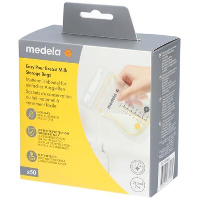 Medela EasyPour Muttermilchbeutel 210 ml 50 St Beutel Image